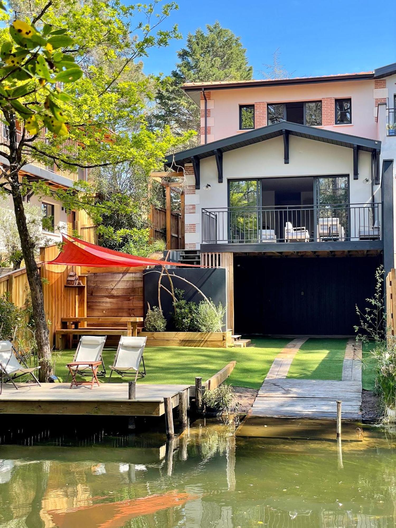 Villa Du Canal - Ponton Pour Bateau La Teste-de-Buch Luaran gambar